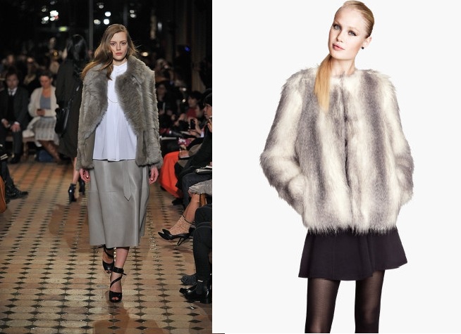fot. East News/ Od lewej futerko Hermes i Zara